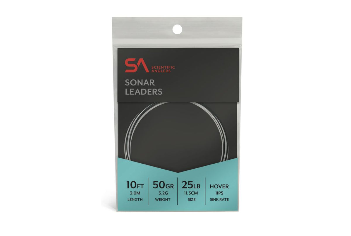 Scientific Anglers Sonar Leader 10ft - NEW - Light Blue