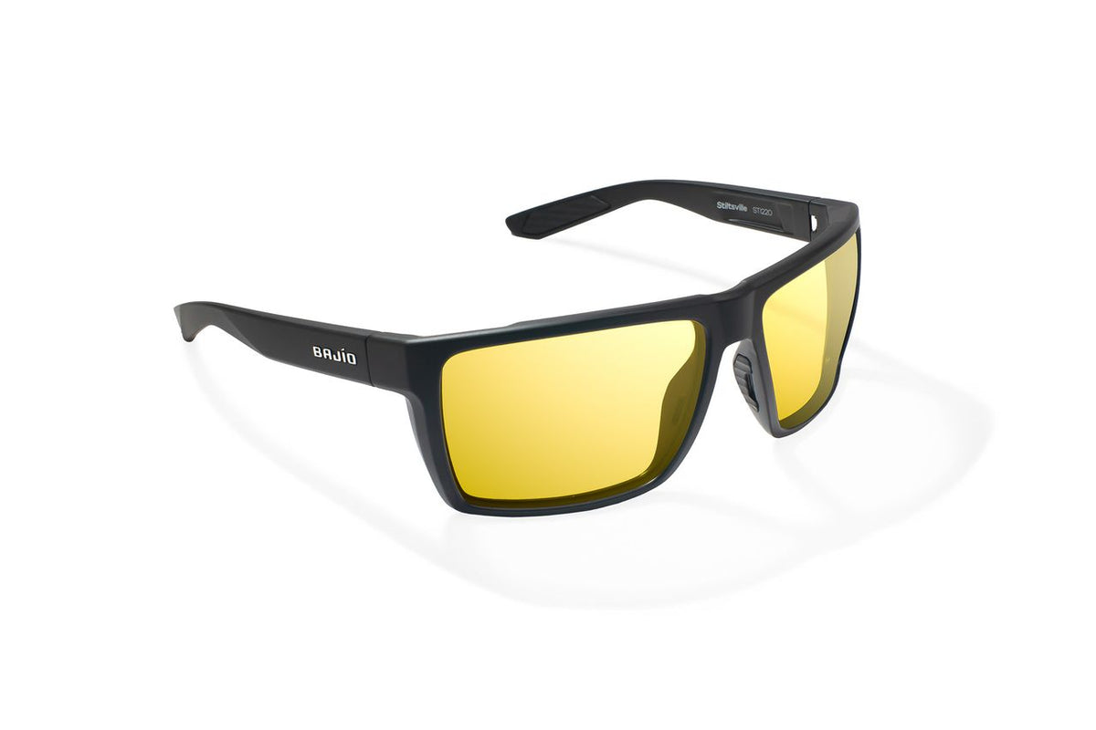 Bajio Stiltsville - Glass - Black Matte Yellow