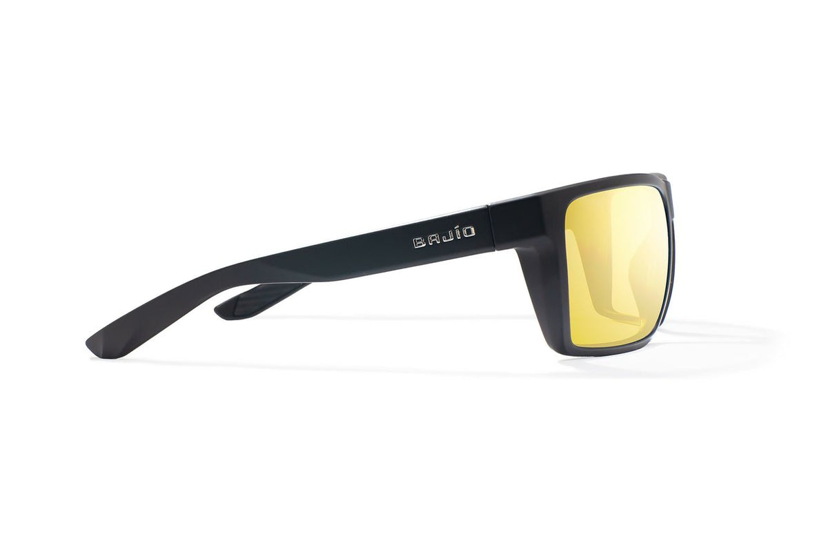 Bajio Stiltsville - Glass - Black Matte Yellow Mirror