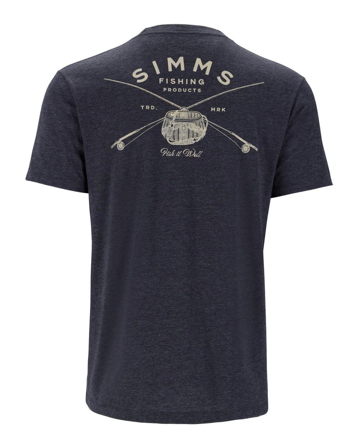 Simms Classic Tackle T-Shirt - Navy Heather