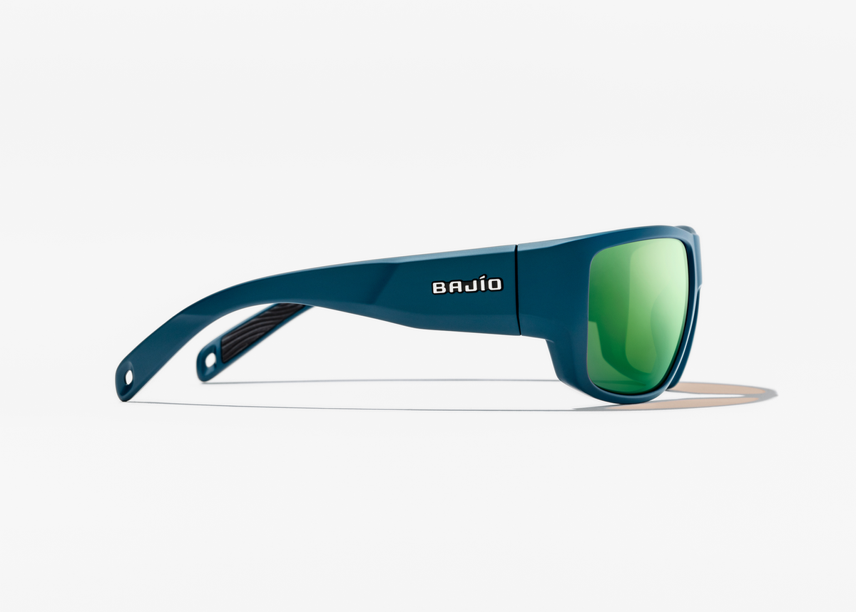Bajio Piedra - Polycarbonate - Blue Vin Matte Green Mirror