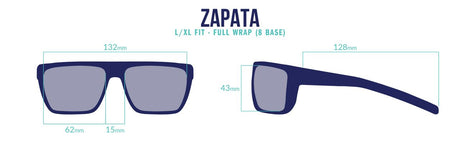 Bajio Zapata - Polycarbonate - Brown Grass Matte Rose Mirror