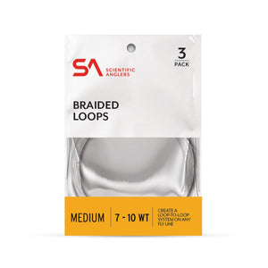 Scientific Anglers Braided Loops - 3 Pack - Clear