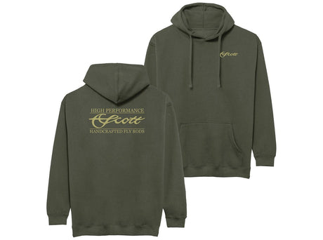 Scott Fly Rod Co. Olive Logo Hoodie - Olive