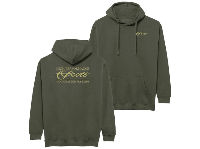 Scott Fly Rod Co. Olive Logo Hoodie - Olive